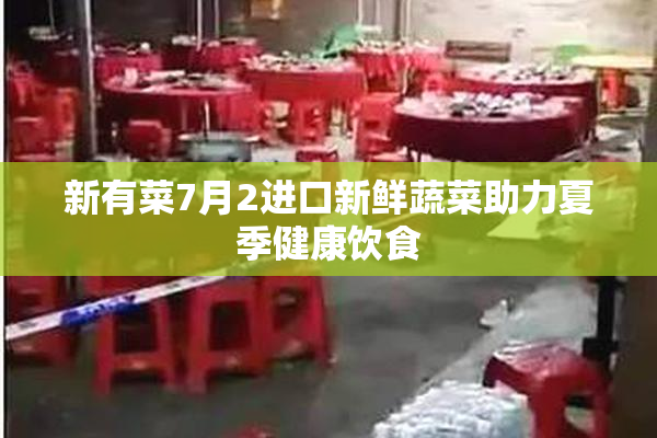 新有菜7月2进口新鲜蔬菜助力夏季健康饮食