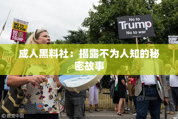 成人黑料社：揭露不为人知的秘密故事
