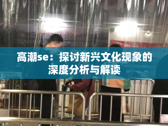 高潮se：探讨新兴文化现象的深度分析与解读