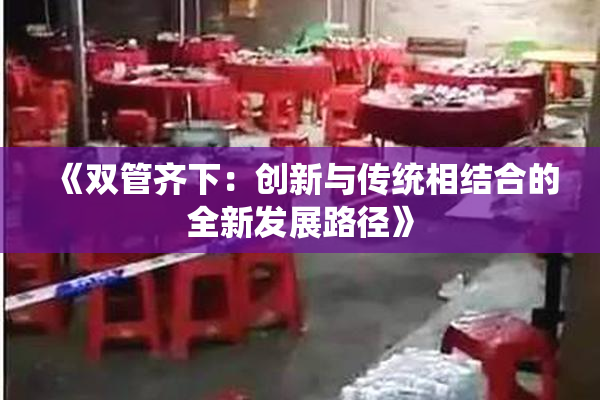 《双管齐下：创新与传统相结合的全新发展路径》