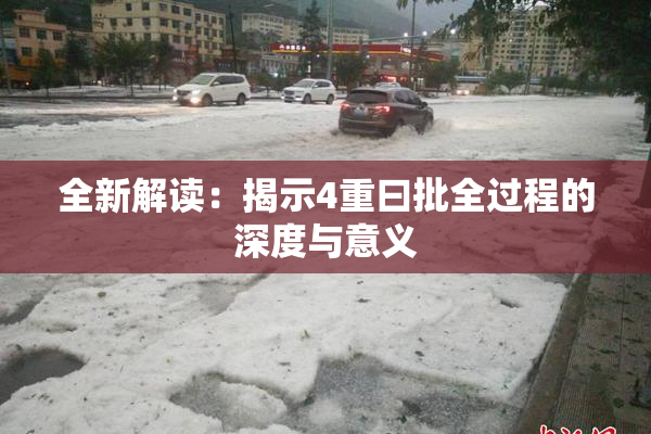 全新解读：揭示4重曰批全过程的深度与意义
