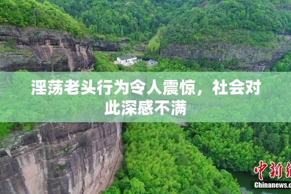 淫荡老头行为令人震惊，社会对此深感不满