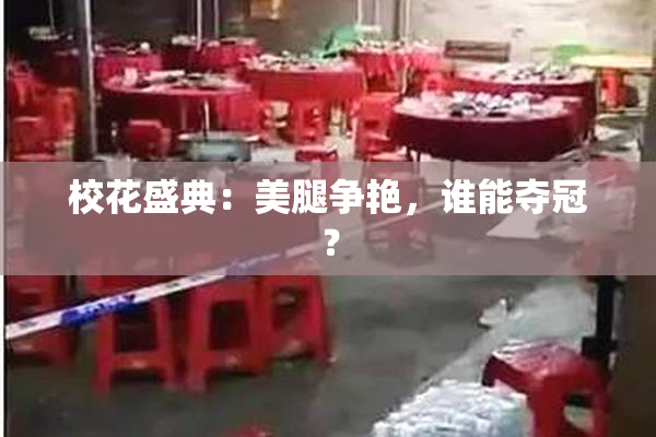 校花盛典：美腿争艳，谁能夺冠？