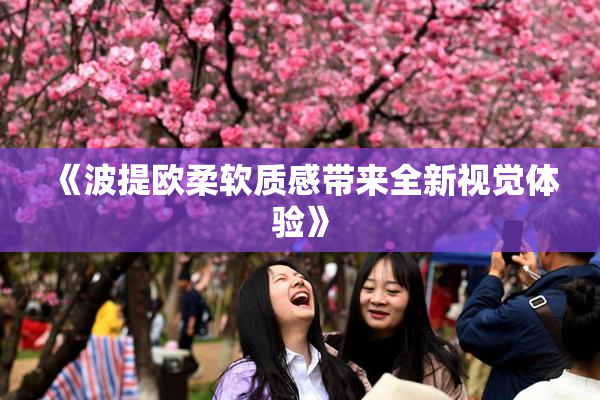 《波提欧柔软质感带来全新视觉体验》