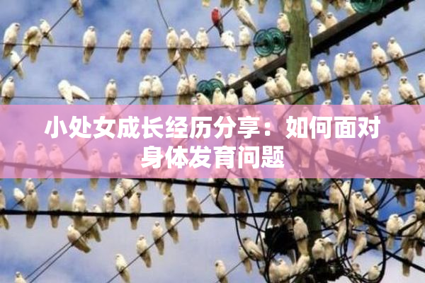 小处女成长经历分享：如何面对身体发育问题