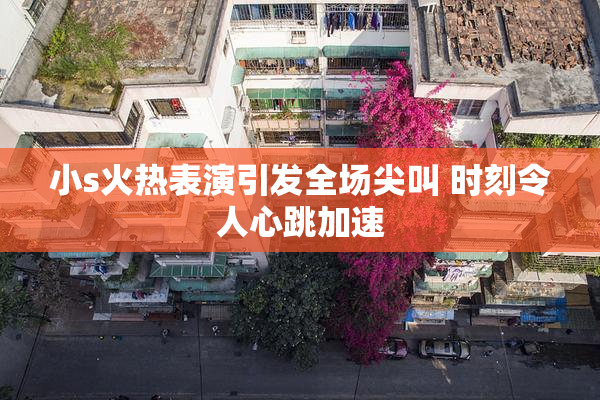 小s火热表演引发全场尖叫 时刻令人心跳加速
