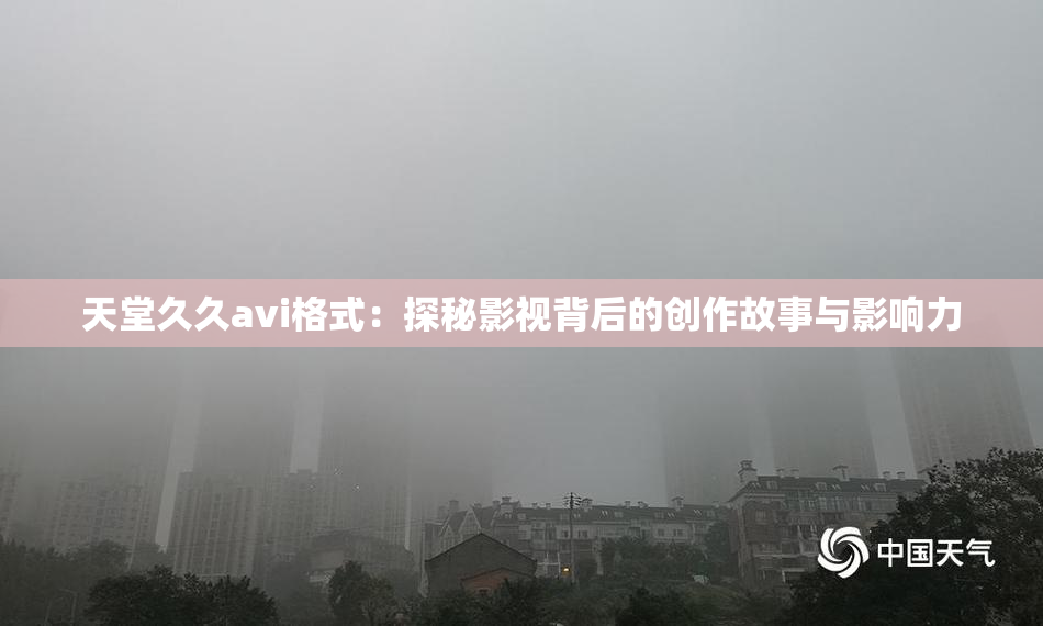 天堂久久avi格式：探秘影视背后的创作故事与影响力