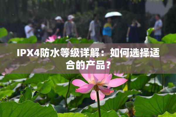 IPX4防水等级详解：如何选择适合的产品？