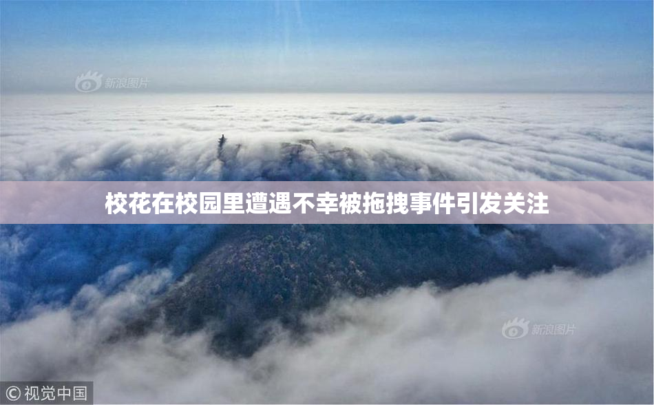 校花在校园里遭遇不幸被拖拽事件引发关注