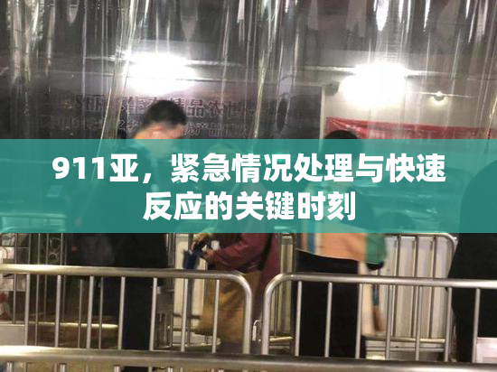 911亚，紧急情况处理与快速反应的关键时刻
