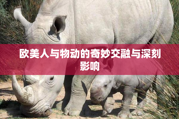 欧美人与物动的奇妙交融与深刻影响