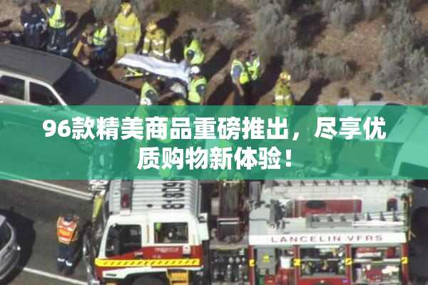 96款精美商品重磅推出，尽享优质购物新体验！