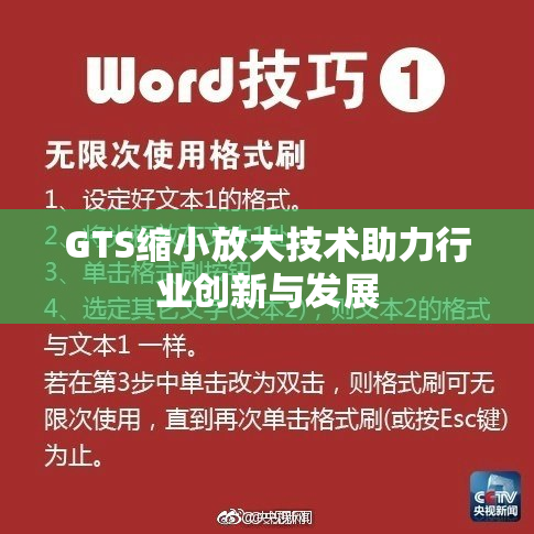 GTS缩小放大技术助力行业创新与发展