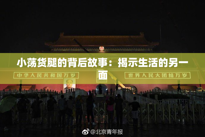 小荡货腿的背后故事：揭示生活的另一面