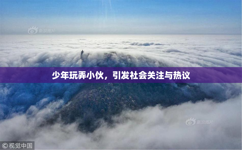 少年玩弄小伙，引发社会关注与热议