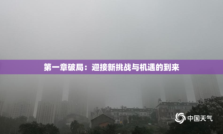 第一章破局：迎接新挑战与机遇的到来