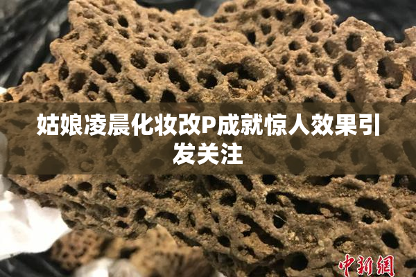 姑娘凌晨化妆改P成就惊人效果引发关注