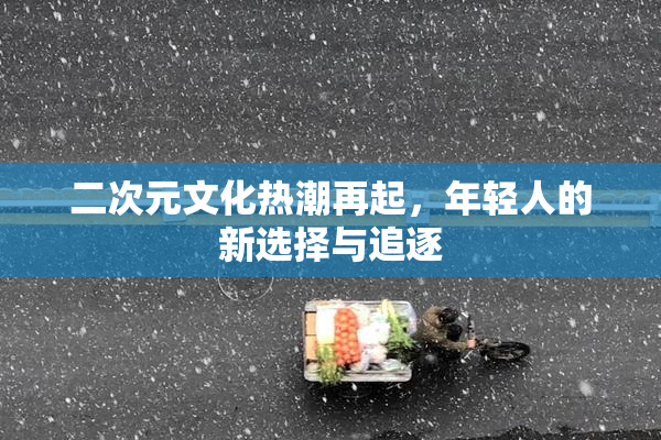二次元文化热潮再起，年轻人的新选择与追逐