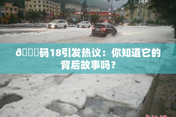 🈚码18引发热议：你知道它的背后故事吗？