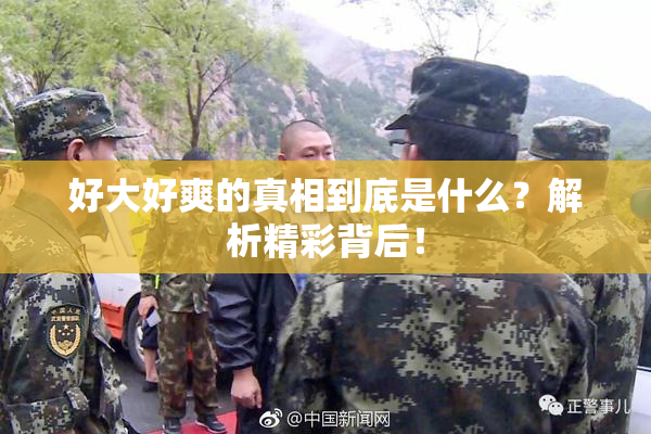 好大好爽的真相到底是什么？解析精彩背后！