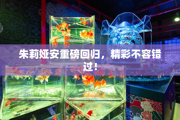 朱莉娅安重磅回归，精彩不容错过！
