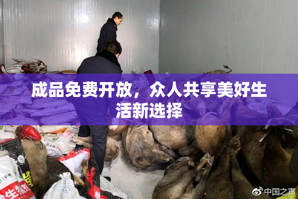 成品免费开放，众人共享美好生活新选择