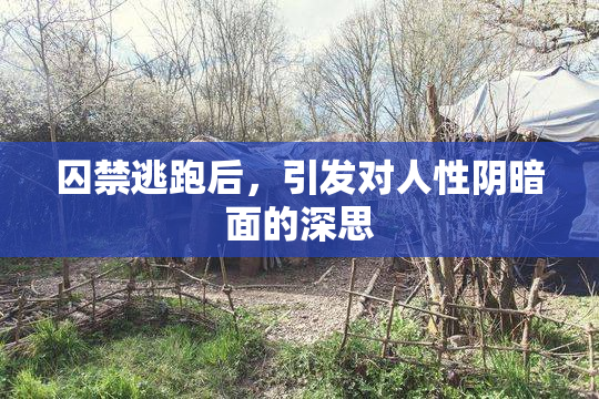囚禁逃跑后，引发对人性阴暗面的深思
