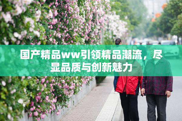 国产精品ww引领精品潮流，尽显品质与创新魅力