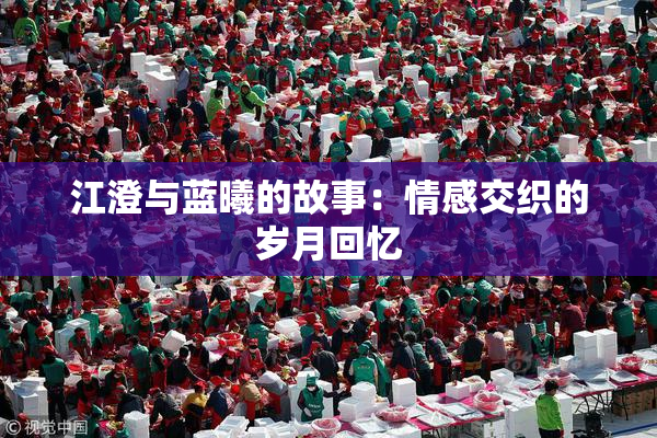 江澄与蓝曦的故事：情感交织的岁月回忆