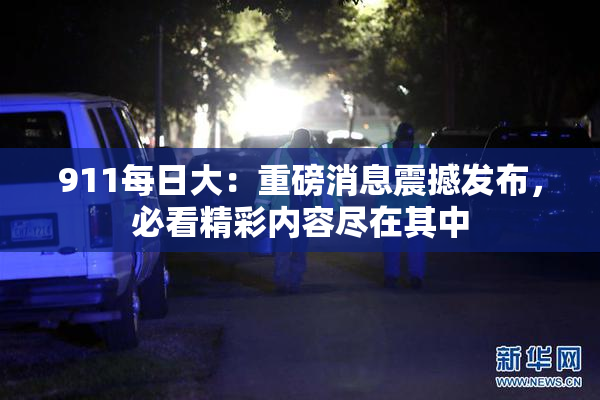 911每日大：重磅消息震撼发布，必看精彩内容尽在其中