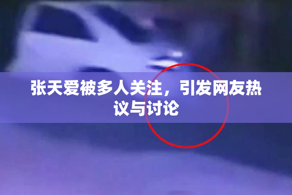 张天爱被多人关注，引发网友热议与讨论