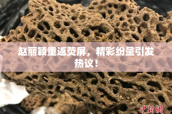 赵丽颖重返荧屏，精彩纷呈引发热议！