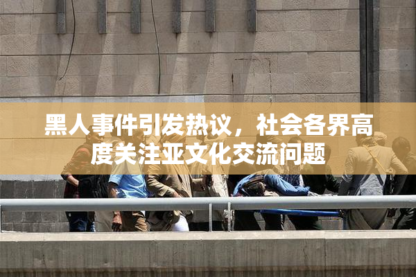 黑人事件引发热议，社会各界高度关注亚文化交流问题