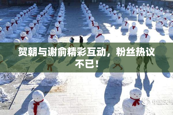 贺朝与谢俞精彩互动，粉丝热议不已！