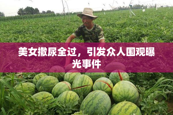 美女撒尿全过，引发众人围观曝光事件
