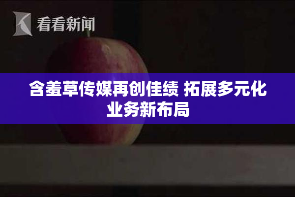 含羞草传媒再创佳绩 拓展多元化业务新布局