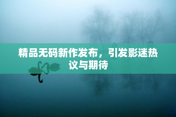 精品无码新作发布，引发影迷热议与期待