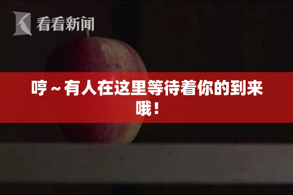 哼～有人在这里等待着你的到来哦！