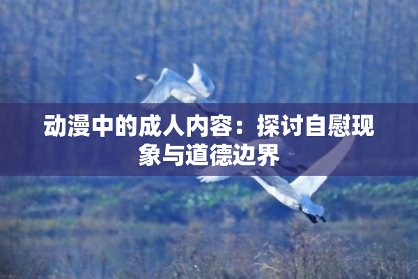 动漫中的成人内容：探讨自慰现象与道德边界