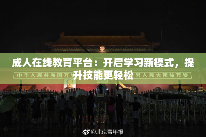成人在线教育平台：开启学习新模式，提升技能更轻松
