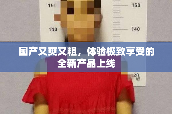国产又爽又粗，体验极致享受的全新产品上线