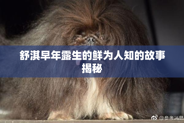 舒淇早年露生的鲜为人知的故事揭秘