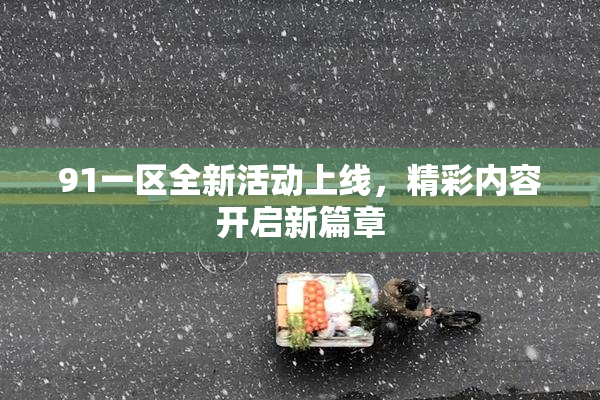 91一区全新活动上线，精彩内容开启新篇章