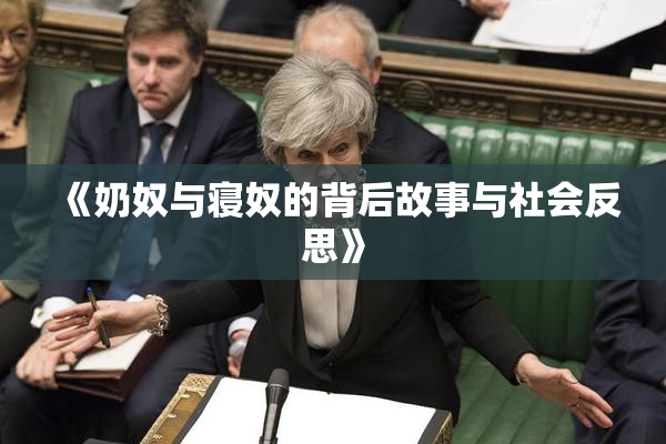 《奶奴与寝奴的背后故事与社会反思》