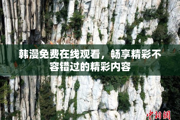 韩漫免费在线观看，畅享精彩不容错过的精彩内容