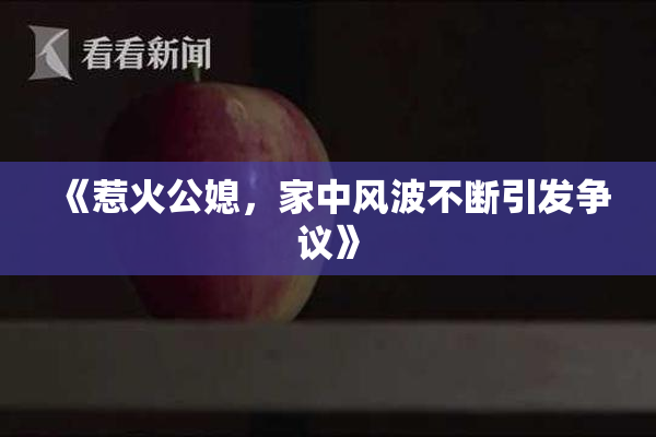 《惹火公媳，家中风波不断引发争议》
