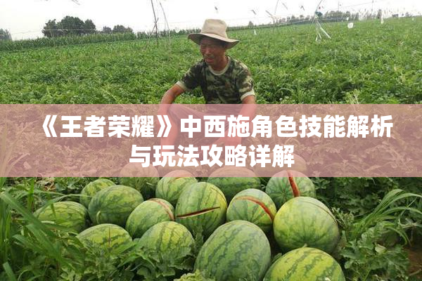 《王者荣耀》中西施角色技能解析与玩法攻略详解