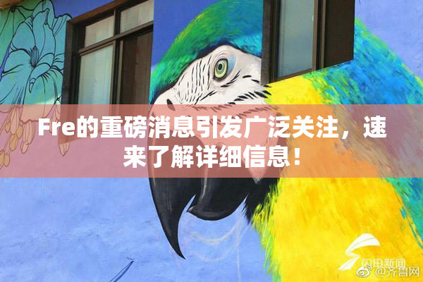 Fre的重磅消息引发广泛关注，速来了解详细信息！
