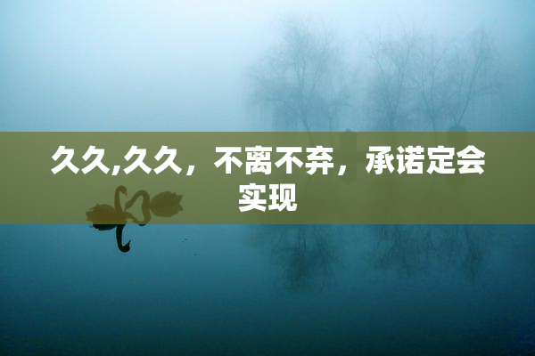 久久,久久，不离不弃，承诺定会实现