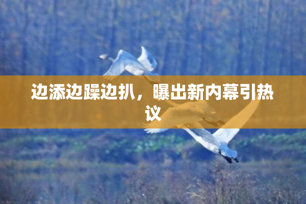 边添边躁边扒，曝出新内幕引热议